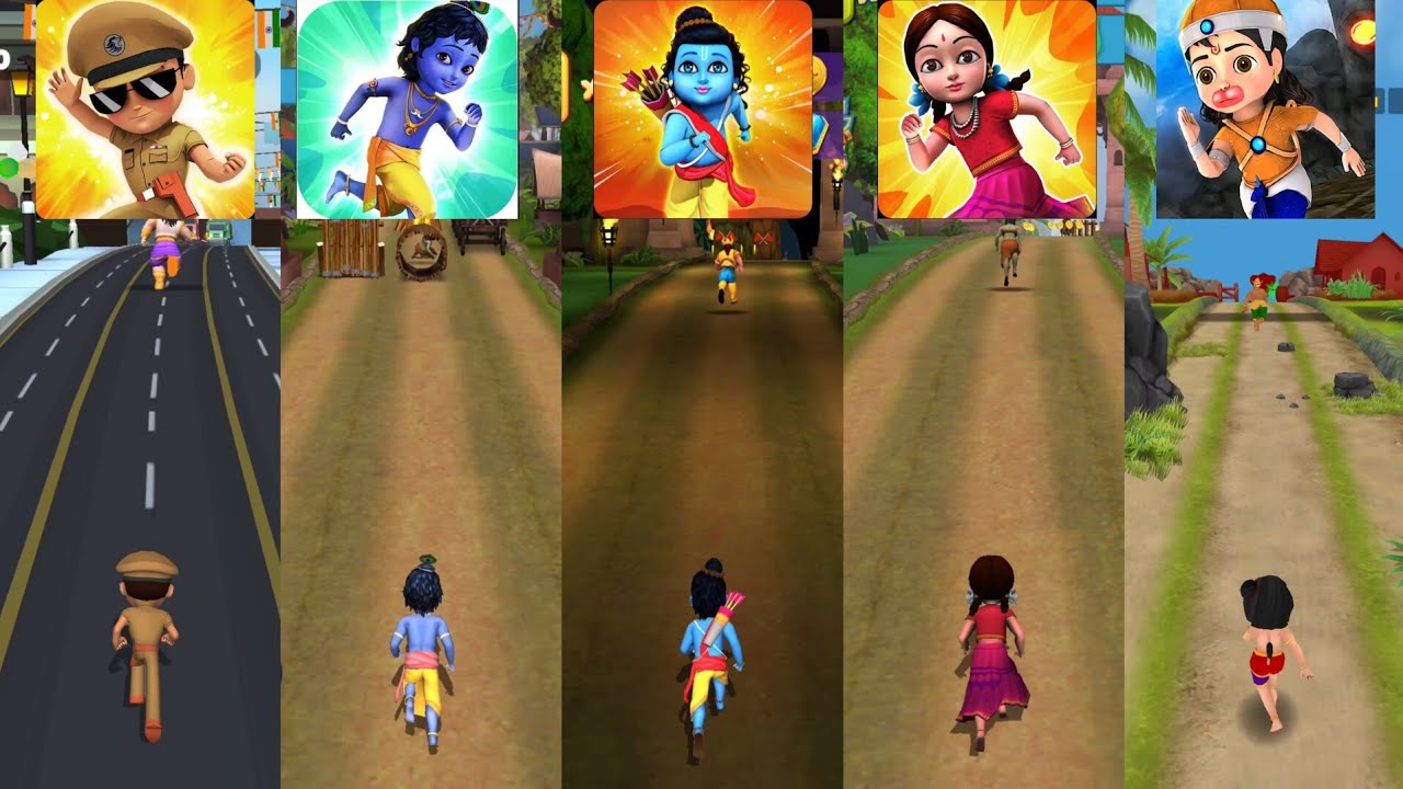 Little Singham 🆚 Little Krishna 🆚 Little Ram 🆚 Little Radha 🆚 Little Hanuman