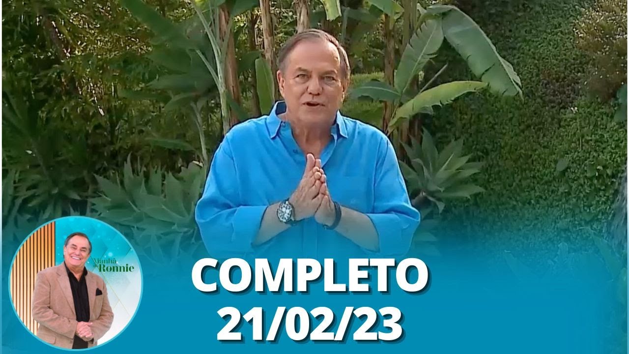 Manhã do Ronnie: Dicas de churrasco, ecodesigner e mais (21/02/23) | Completo