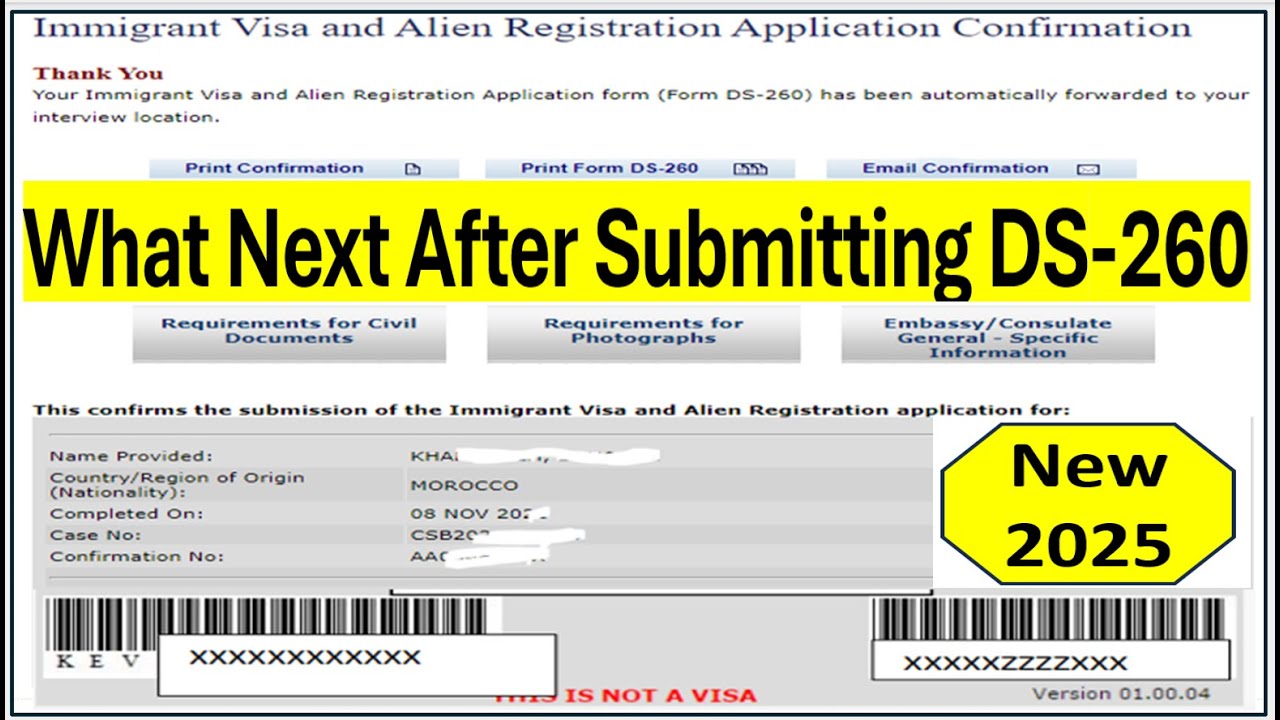 What Next After Submitting DS-260 |  What Happened Next After Submitting DS-260