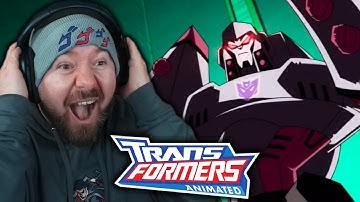 MEGATRON RISING WAS HYPE!!! FIRST TIME WATCHING - Transformers Animated Episode 15-16 REACTION
