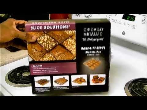 Chicago Metallic Slice Solutions Brownie Pan Review-11-08-2015