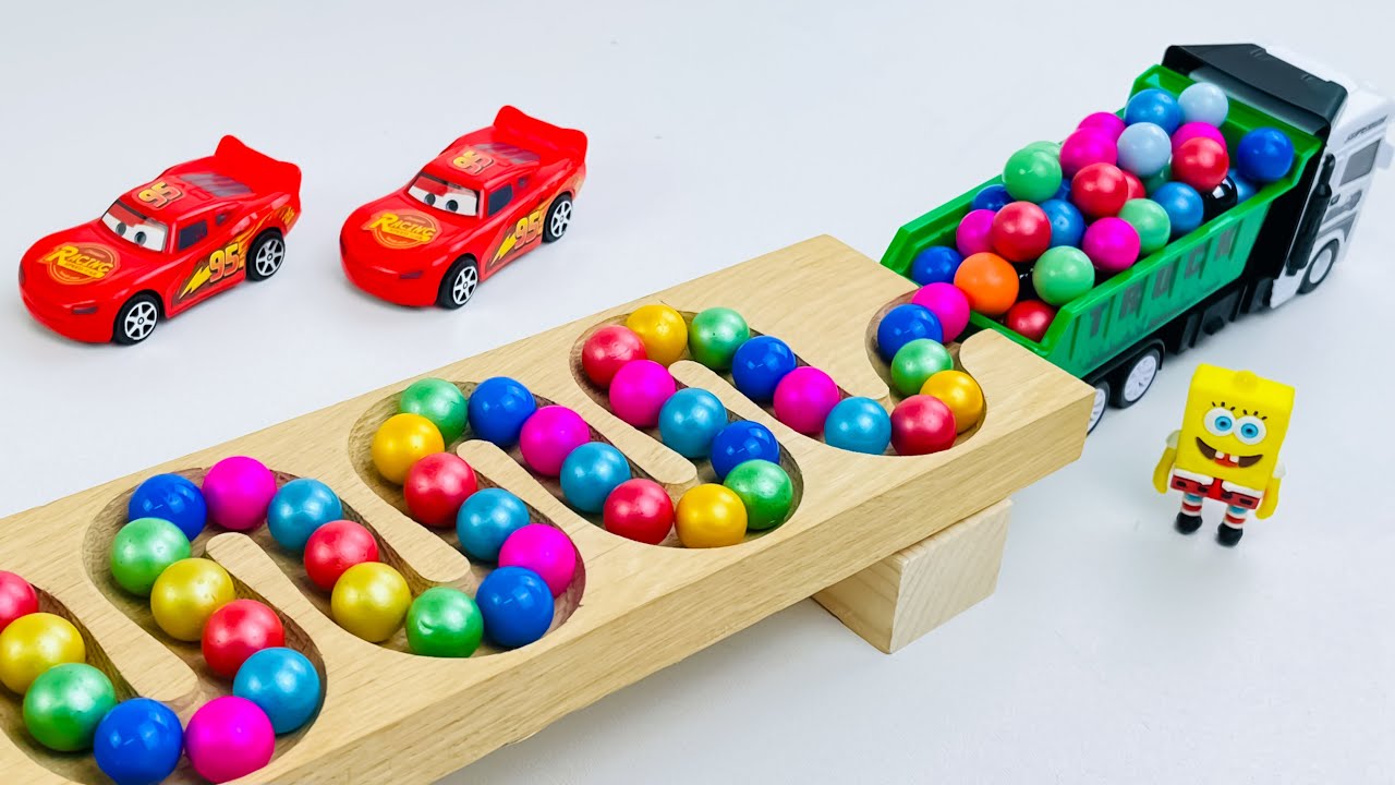 Marble Run Race ☆ HABA Slope + Cuboro + Bornelund Quadrilla + Transparent pipe