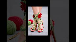 Fancy shoes #crochet #handmade #trending #fashion #summer #moda #shoes#fancyshoes