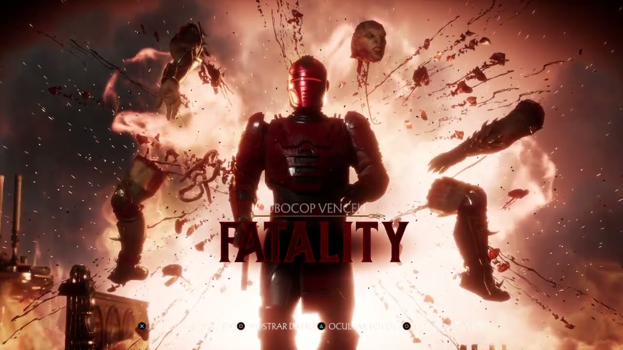 MK11 ROBOCOP SEKTOR VS SHAO KAHN ZONEADO