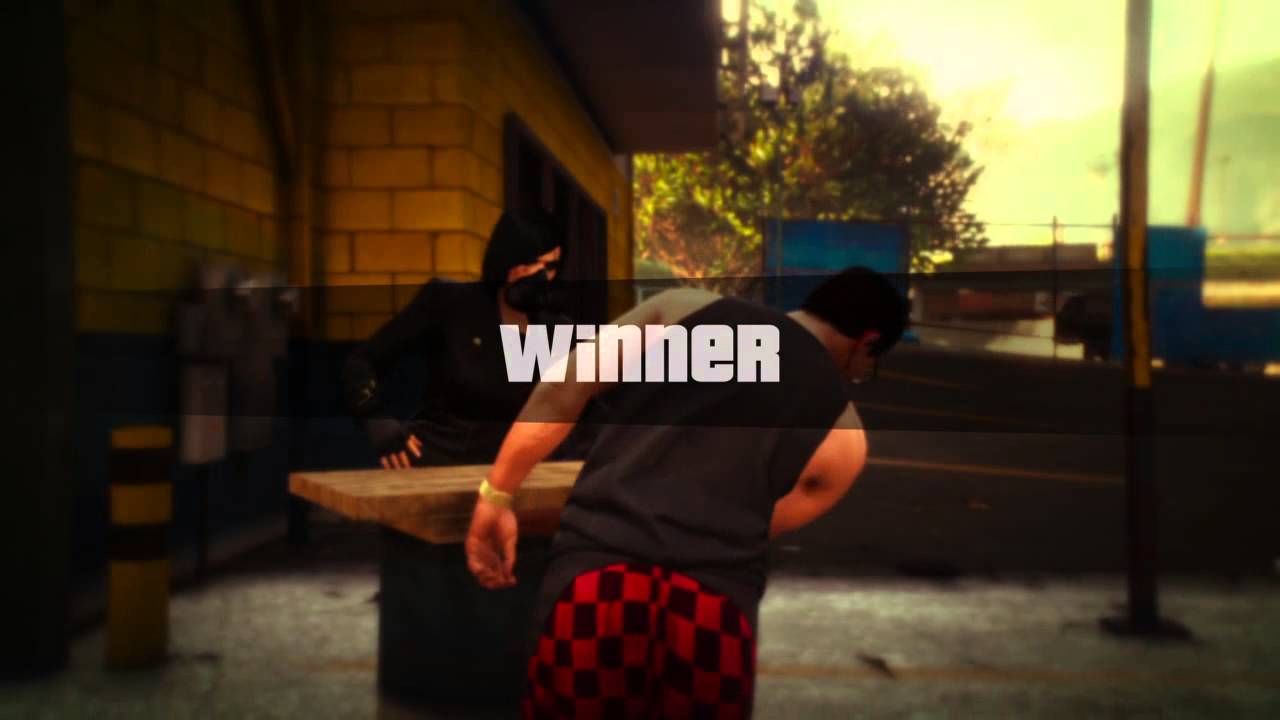 Grand Theft Auto arm wrestling girl vs guy YouTube