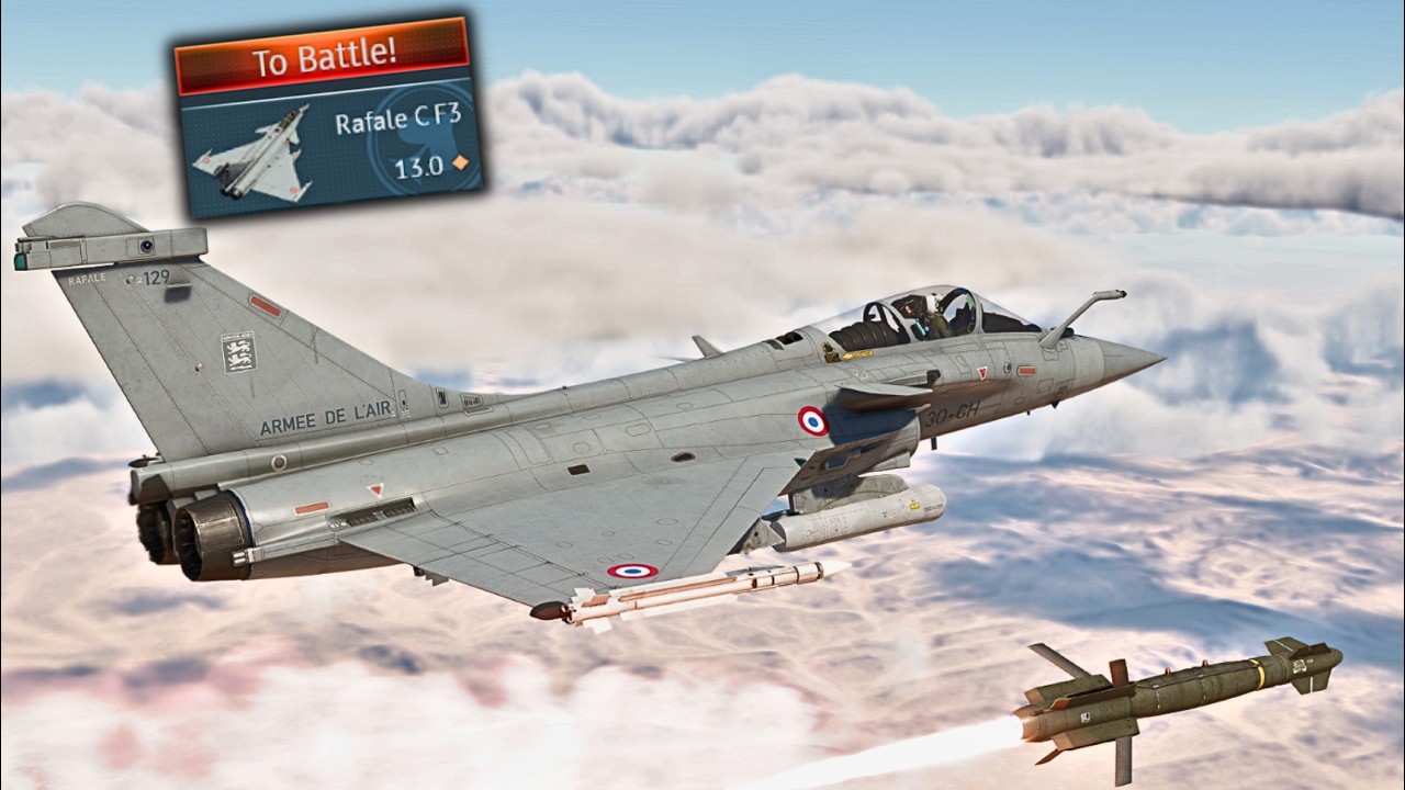 🇨🇵French: Top Tier Combo | Rafale C F3 & Leclerc AZUR MBT | Ground Battles | War Thunder