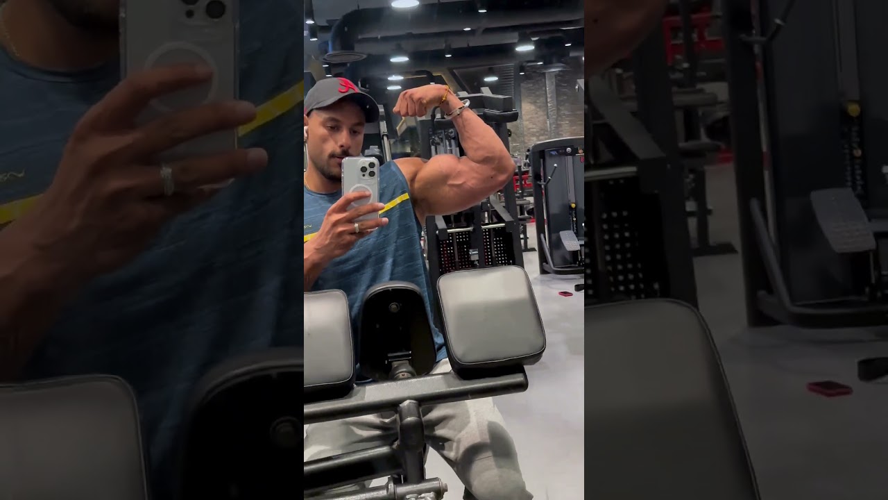 Guess biceps size // oxygen gym Kuwait // 