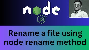 8.  How to Rename and Move Files in Node.js | fs.promises.rename Explained 🚀