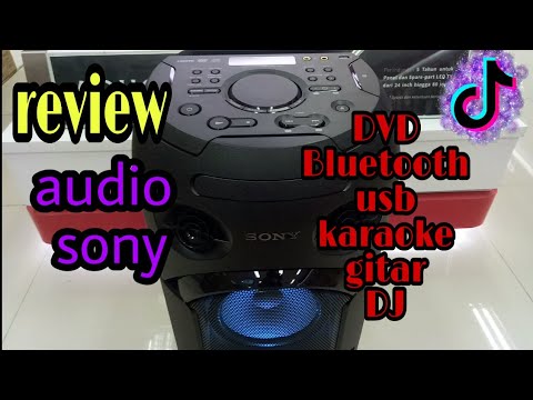 Sony Mini hifi mhc-v21 - YouTube