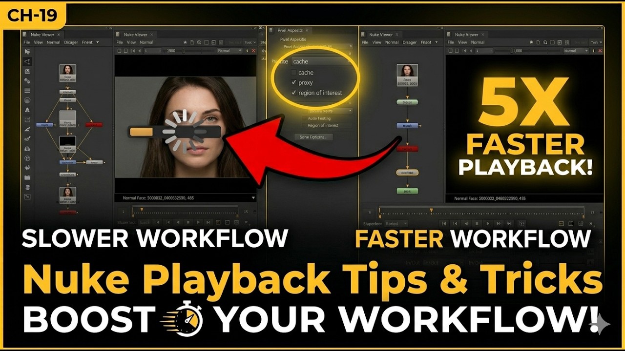[Nuke Course Beginner] CH-19 | Playback Tips & Tricks for Faster ...
