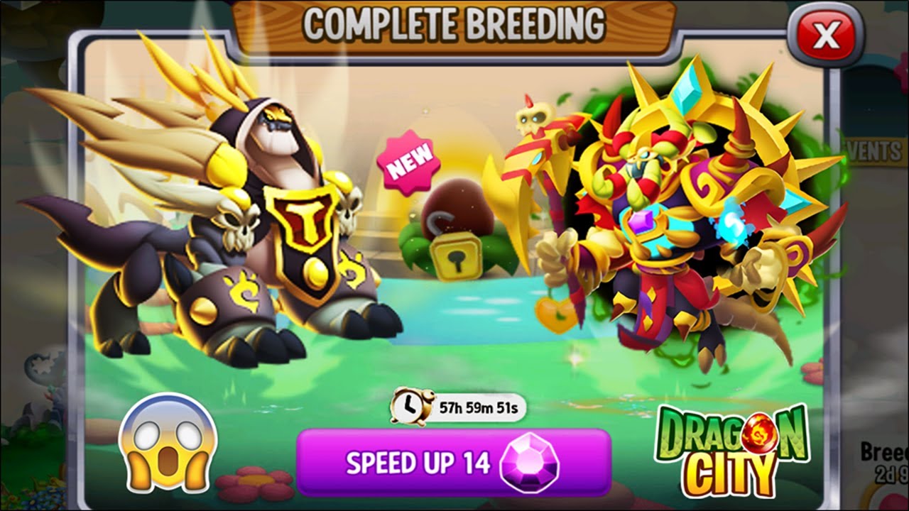 NEW BREEDING: High Titan Dragon vs High Vampire Dragon | DRAGON CITY 2023! 😱