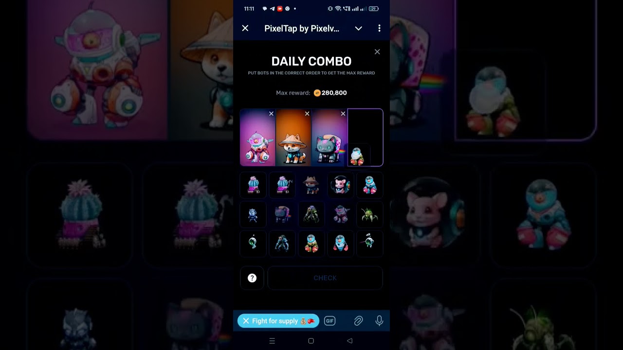 pixel tap daily combo 8 july 2024