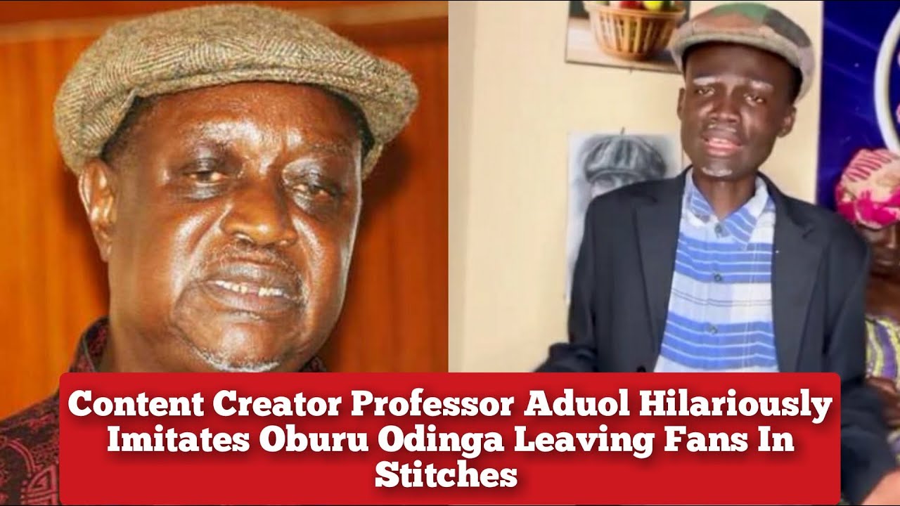 Кенийский создатель контента профессор Адуол забавно подражает Обуру Одинге, заставляя фанатов см...
