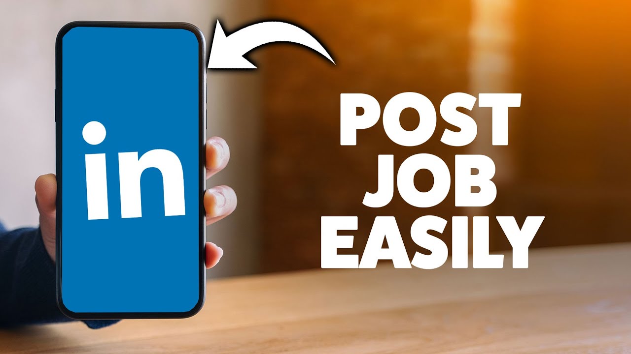 How To Post A Job On Linkedin 2026 (iPhone & Android) - YouTube