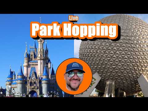 🔴LIVE Park Hopping! Magic Kingdom & EPCOT Birthday Stream!