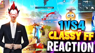 @classyfreefire  Reaction On My 1vs4🔥Clutch Against Nade Master And Spammers😡