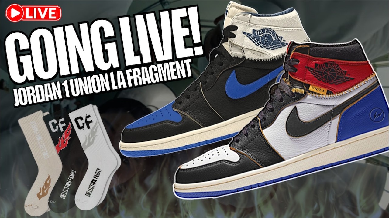 GOING LIVE! JORDAN 1 UNION LA FRAGMENT!