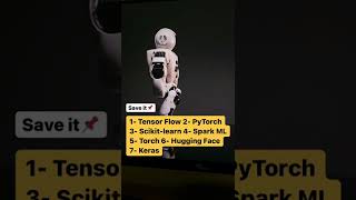 Top Machine Learning Frameworks #shorts #tutortacademy #ml
