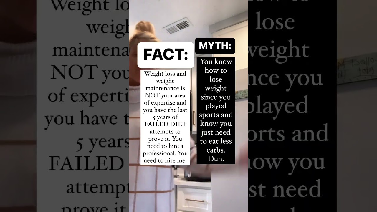 MYTH VS FACT: Weight Loss Edition 