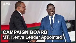 Vocal Mt. Kenya Governor Appointed Chairman Of Raila's Presidential Campaign Board.| News54!