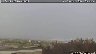 10 January 2018 - St Andrews WeatherCam Timelapse