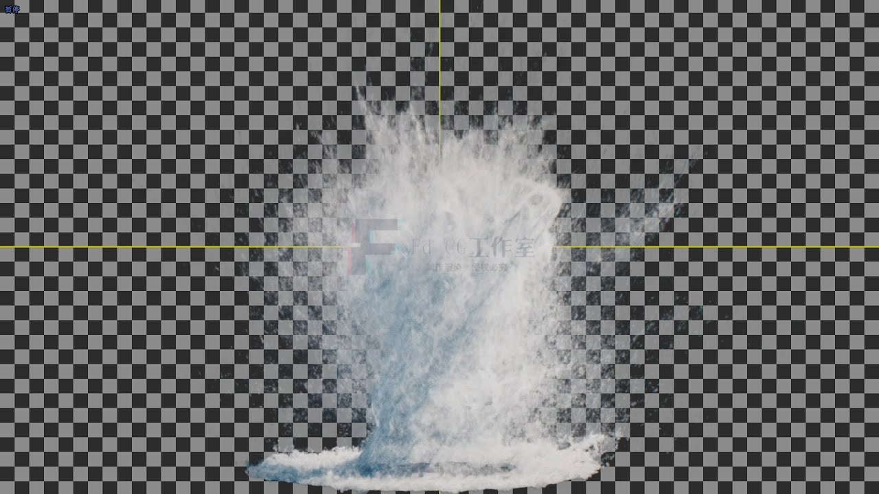 Pump Field Driven Fluid Production for Water Explosion Houdini FX file ...