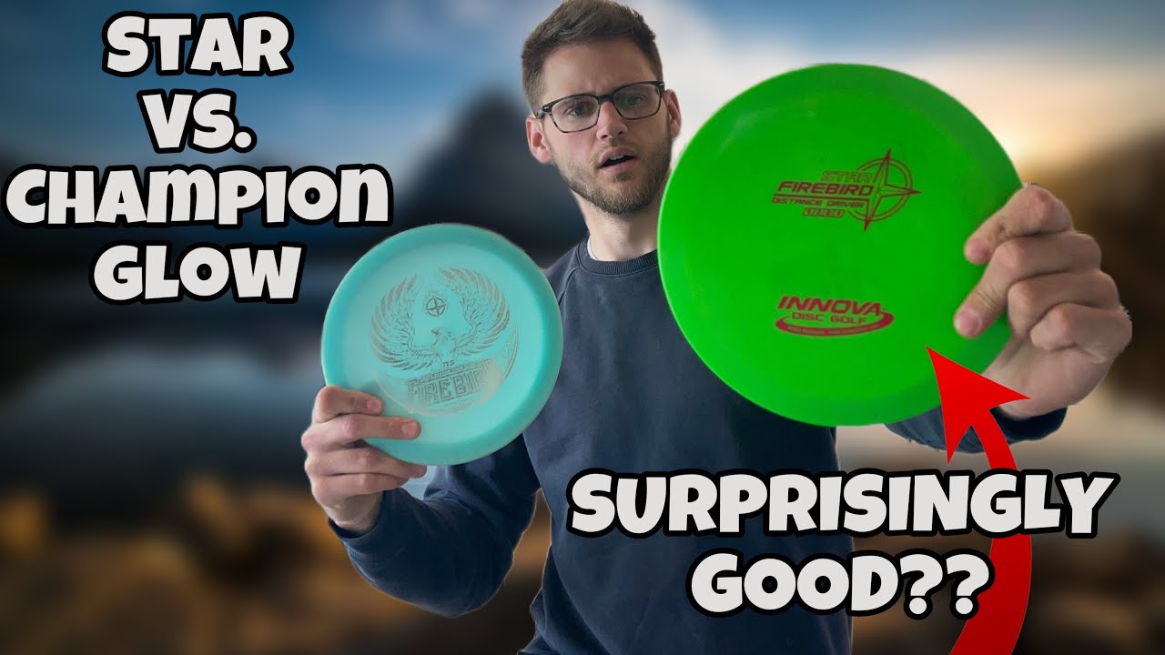 Champion Glow Firebird Vs. Star Firebird!! // Disc Golf Comparison YouTube