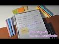 25 ideias de títulos para organizar seu caderno