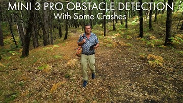 DJI Mini 3 Pro Obstacle Detection and Crash Avoidance