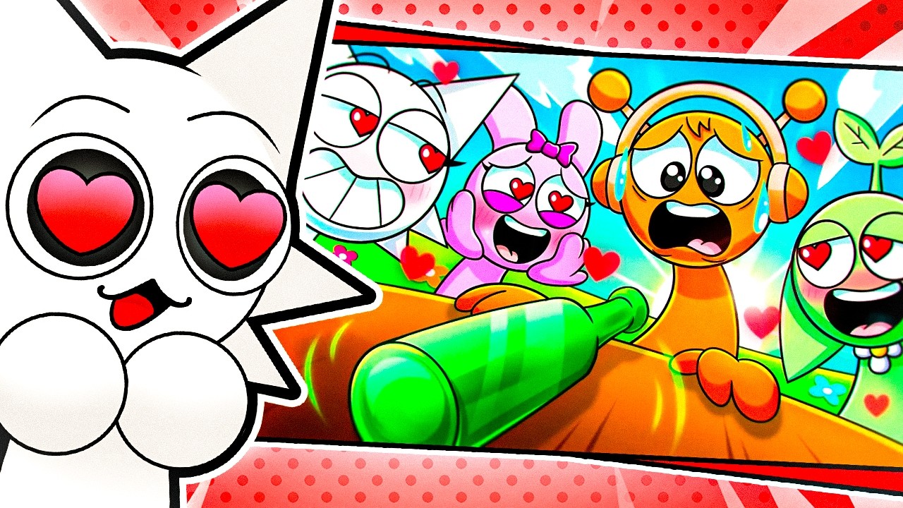 Wenda REAGIU aos Sprunki BRINCANDO do JOGO da GARRAFA!