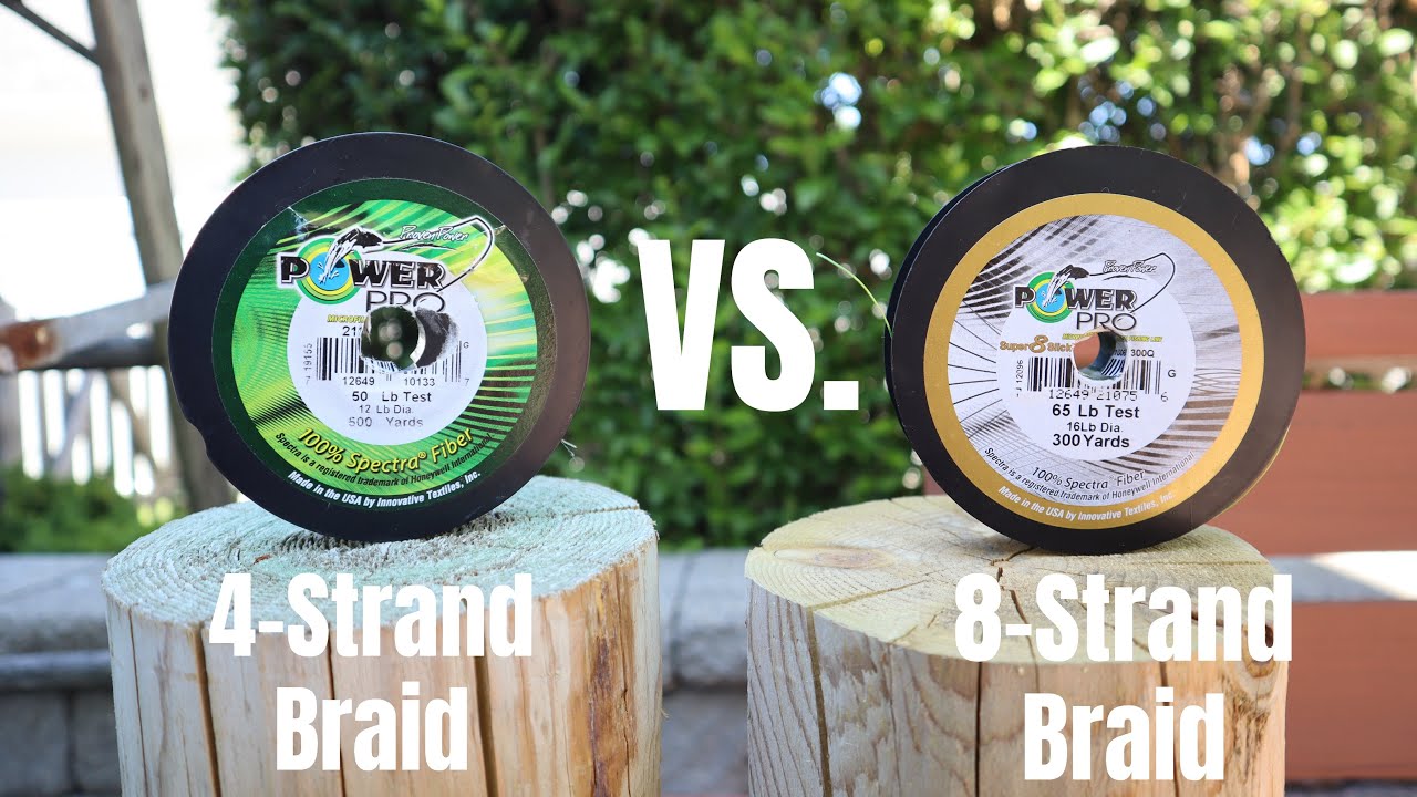 What Kind Of Braided Line Should You Be Using? PowerPro 4-Strand vs.  Super8Slick 