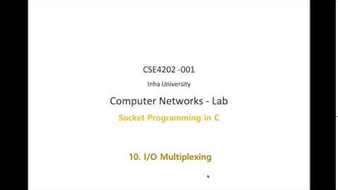 [2020 Spring - Computer Networks] Lab 10