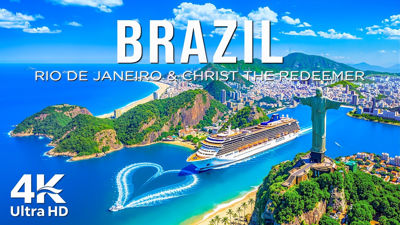 Brazil 4K Drone Footage | Vibrant Cities, Amazon Rainforest & Coastal Paradise Aerial Views