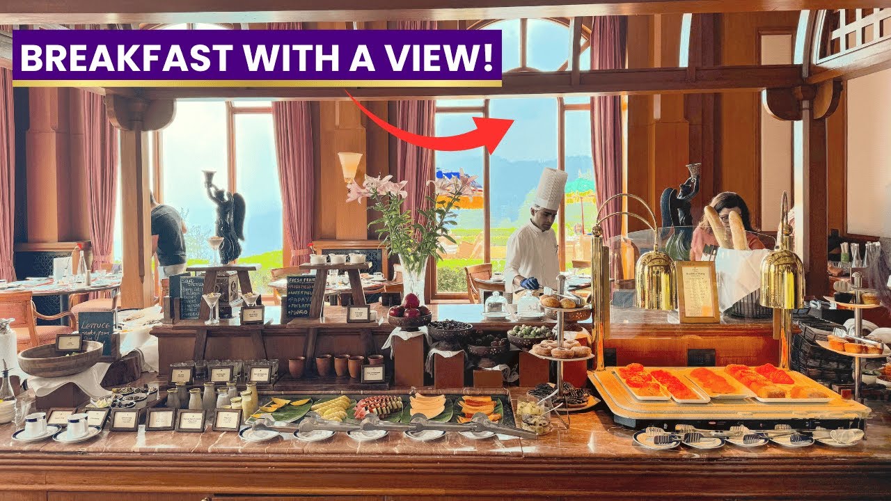 Breakfast Buffet at Oberoi Wildflower Hall, Shimla