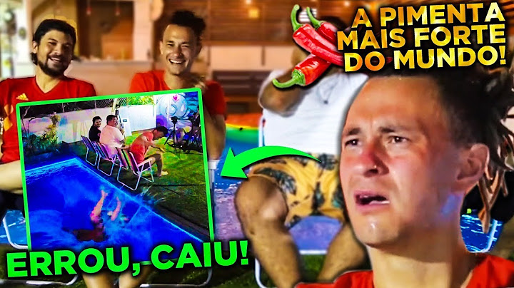 Errou cai na piscina e come a pimenta mais forte do mundo!