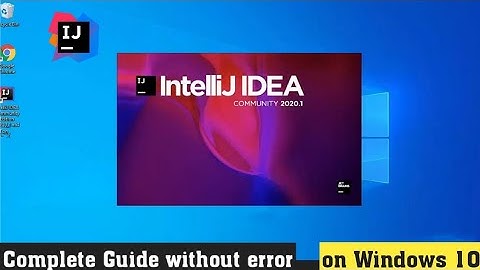 How to Install Intellij IDEA on Windows 10 + Creating First Hello World Java Application