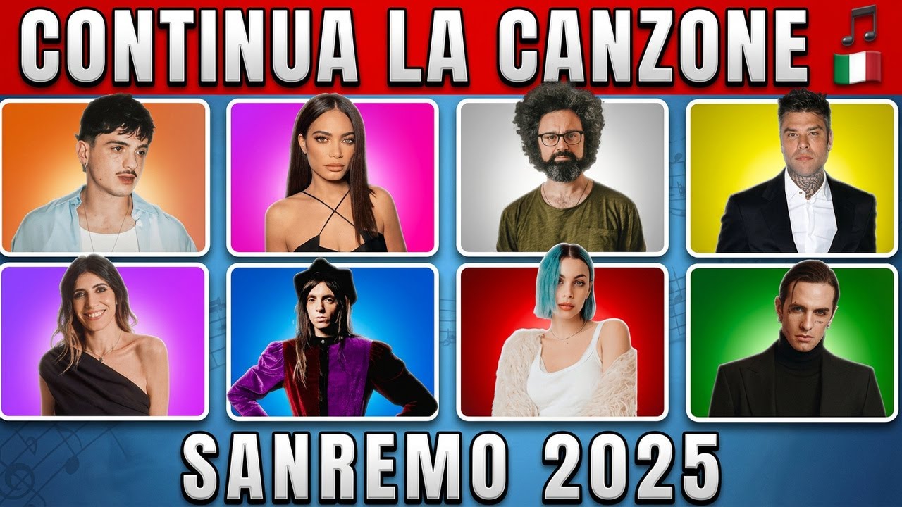 Riesci a Finire la Canzone di SANREMO 2025? 🎵 | SIUM QUIZ ITA 🇮🇹 - YouTube