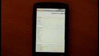 Android 1.6 Touch HD Browser screenshot 5