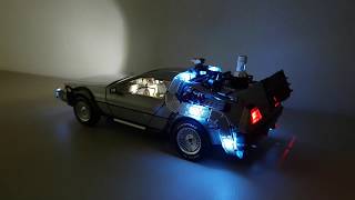 DeLorean Scale 1/18 Time Machine Back to the Future Hot Wheels Super Elite Ultimate Edition Video 1