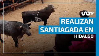 Realizan la tradicional Santiagada con 10 toros de Lidia en Hidalgo