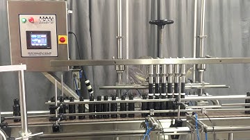 Pressure Overflow Bottle Filler GI 3300, filling oil, bottle containers 100 ml