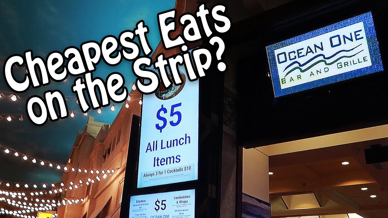 Cheapest Eats on the Las Vegas Strip? Ocean One Bar and Grille Review