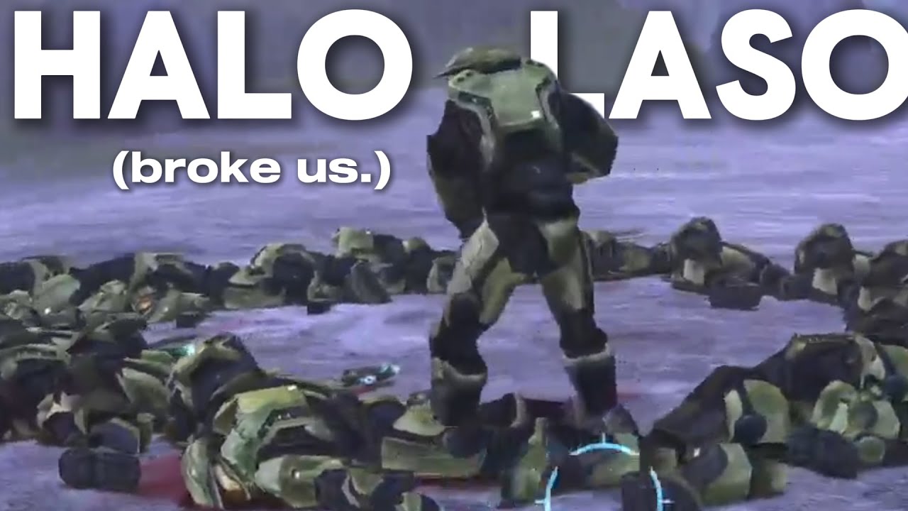 Halo laso bent us over and dug in... 