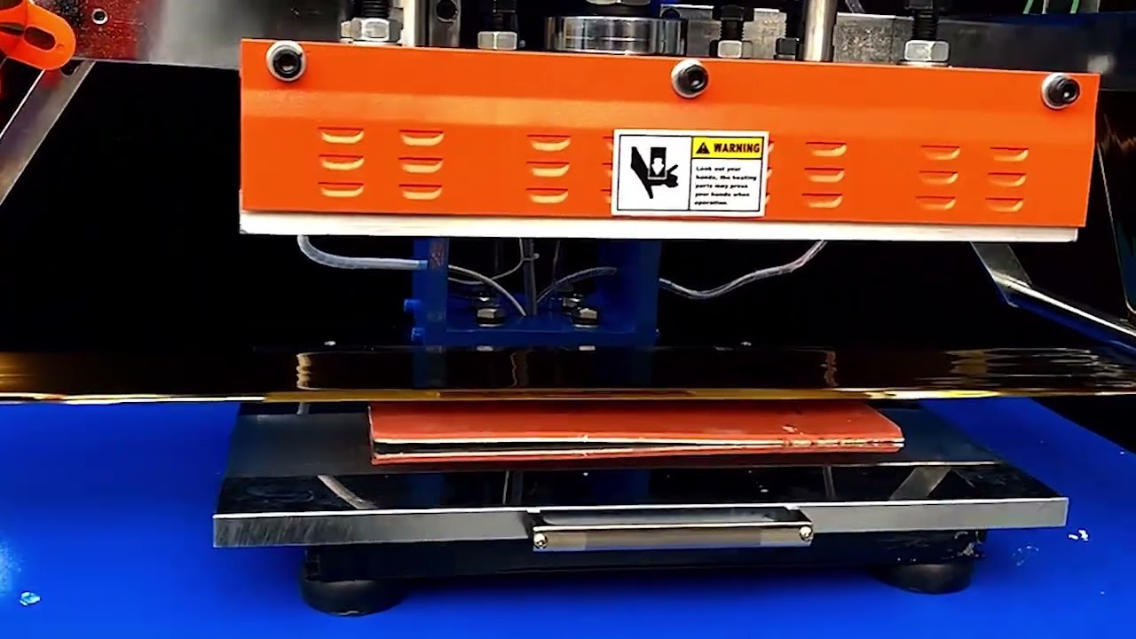 Hot Foil Stamping Machine, Leather Embossing Machine With Sliding Table, Paper Bronzing Machine