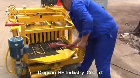 QMJ4-30 mobile block making machine mobile block machine - Qingdao HF Industry