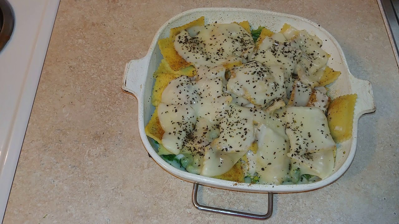 Broccoli Shrimp & Crab Ravioli Alfredo "Casserole" YouTube