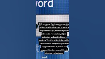 machine learning in image recognition