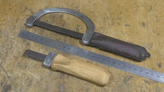 Simple homemade metal mini saws.