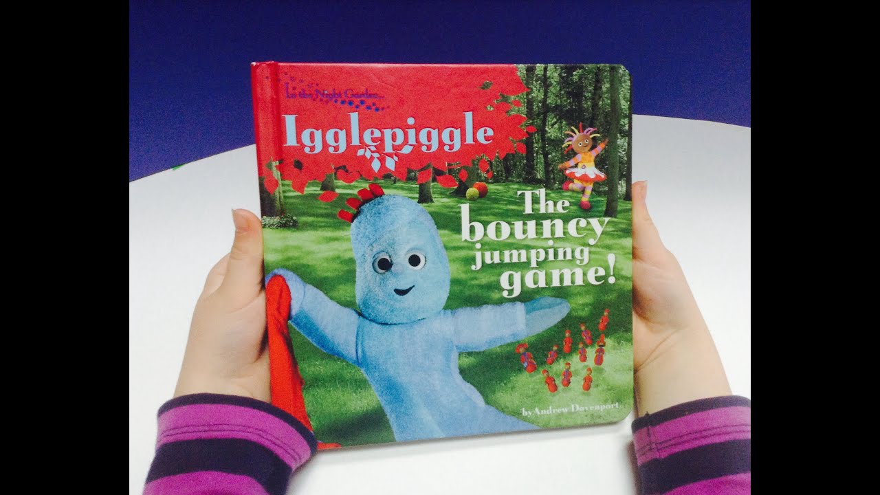 jumping a car In The Night Garden The Bouncy Jumping Game Iggle Piggle Book
