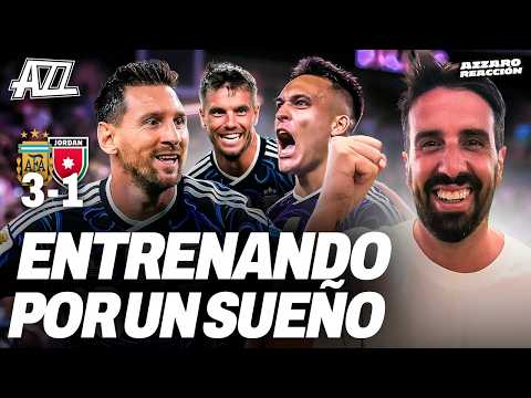 AZZARO REACCIÓN - ARGENTINA LE GANÓ CAMINANDO A JORDANIA 3-1 Y PASÓ PUNTERA A 16VOS